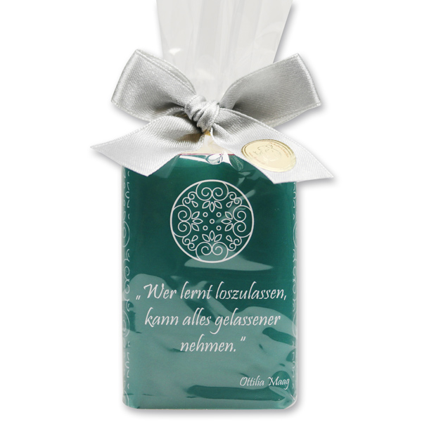 Sheep milk soap 100g "Motive Drei Könige" in a cellophane bag, Incense 