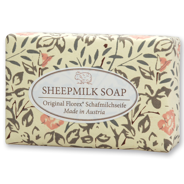 Sheep milk soap 150g "Natural Edition", Christmas rose white 