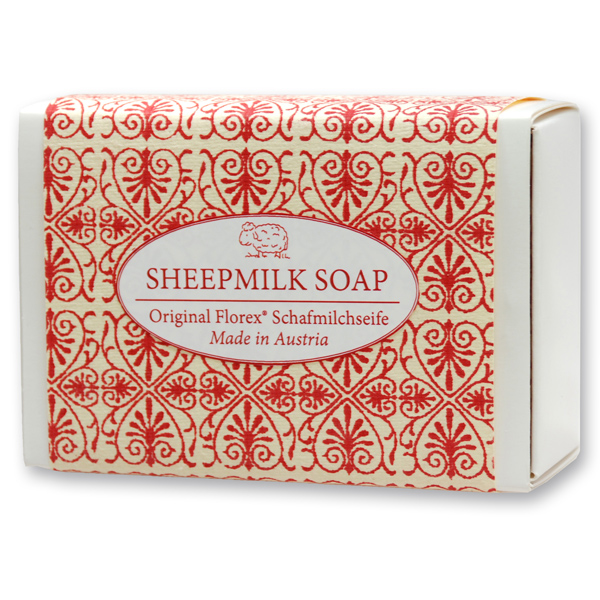 Sheep milk soap 150g in a box "Red Edition", Pomegranate 