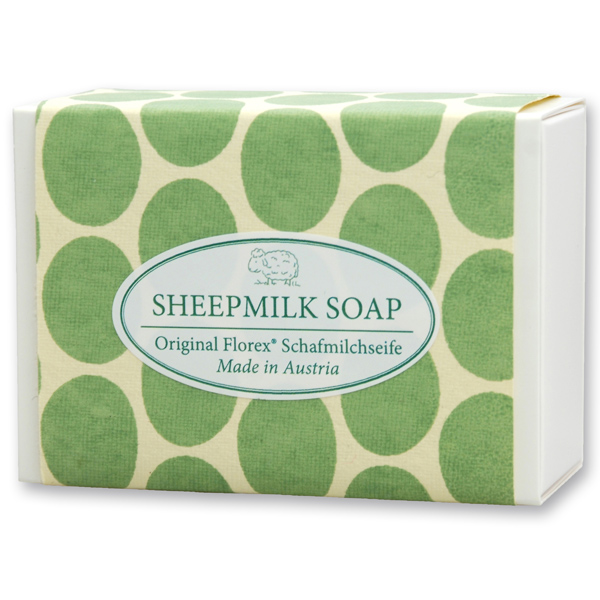 Sheep milk soap 150g in a box "Light Green Edition", Olive oil 