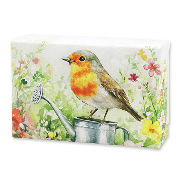 Schafmilchseife eckig 150g "Naturzauber Motiv 10", Bergkräuter 