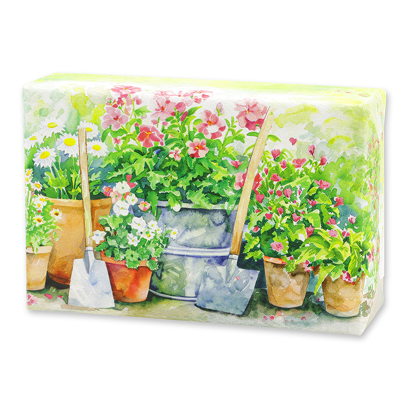 Sheep milk soap 150g "Charming Garden motif 7", Garden soap 