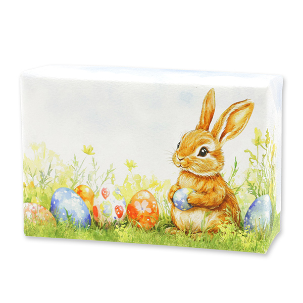 Sheep milk soap 150g "Charming Easter motif 4", Mountain herbs 