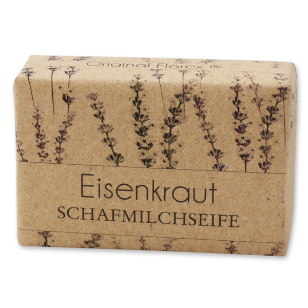 Schafmilchseife eckig 150g "blühendes Erwachen", Eisenkraut 