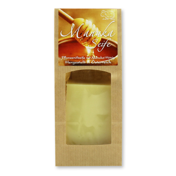 Cold-stirred plant soap 100g in a bag, Manuka honey 