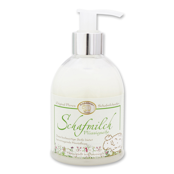 Liquid sheep milk soap 250ml in a dispenser classic, Classic 