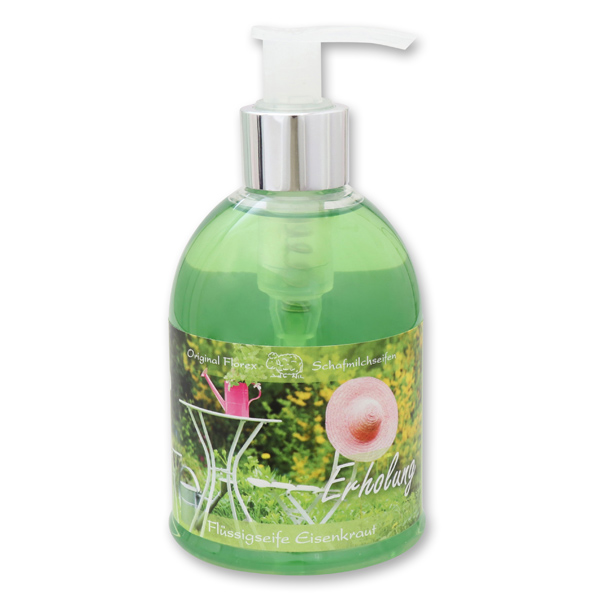 Liquid sheep milk soap 250ml in a dispenser "Erholung", Verbena 