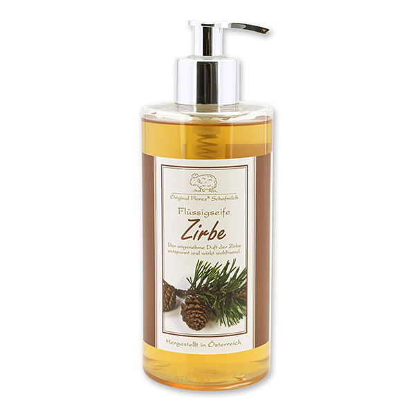 Liquid sheep milk soap 400ml in a dispenser, Wild rose 