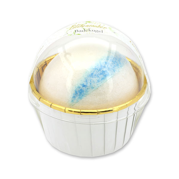 Bath bomb with sheep milk 125g in a cases modern, Spring fever 