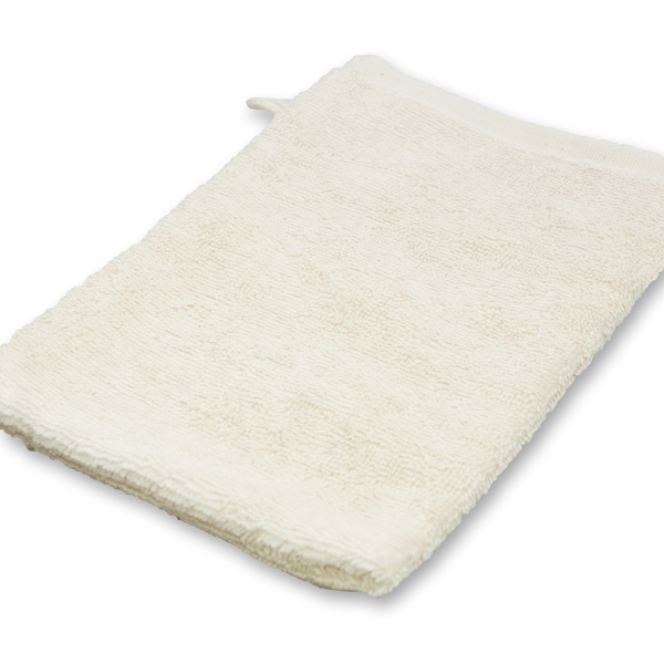 Washcloth 16 x 21 cm, creme 