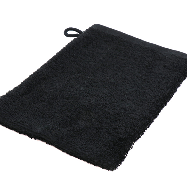 Washcloth 16 x 21 cm, black 