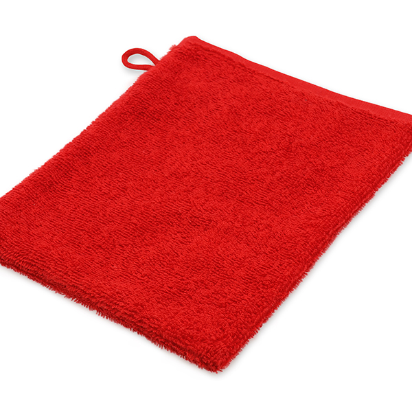 Washcloth 16 x 21 cm, red 