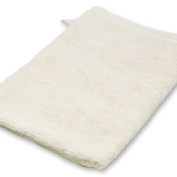 Washcloth 19 x 23 cm, creme 