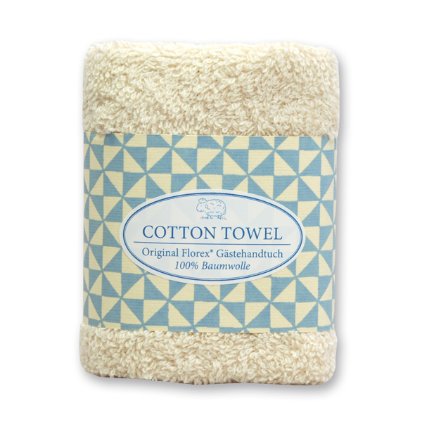 Hand towel 30x30cm "Light Blue Edition", beige 