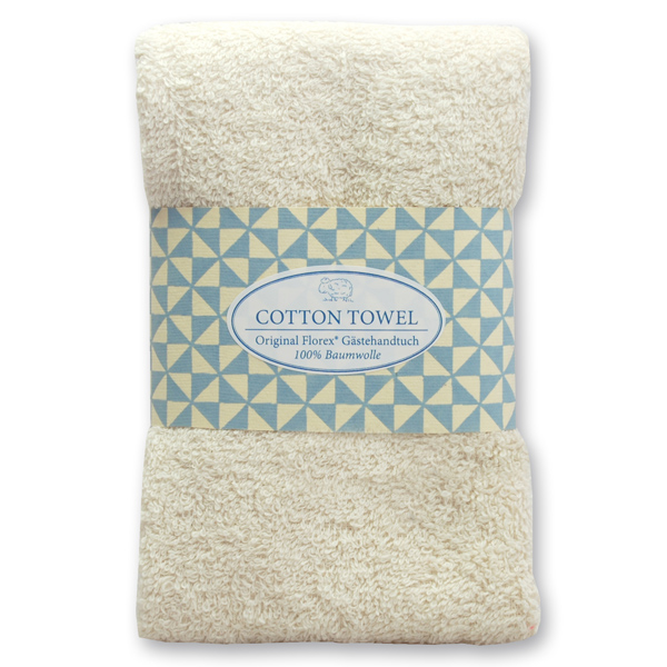 Guest towel 30x50cm "Light Blue Edition", beige 