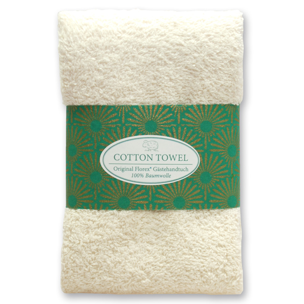 Guest towel 30x50cm "Green Edition", creme 