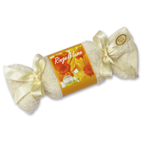 Sheep milk soap in a washing cloth 100g, Marigold 