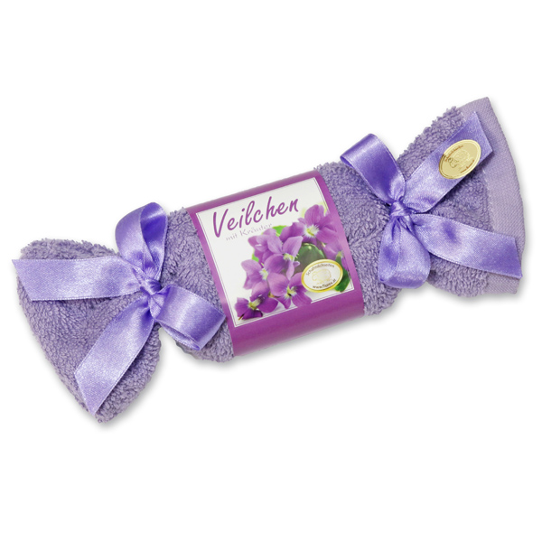 Sheep milk soap in a washing cloth 100g, Viola 