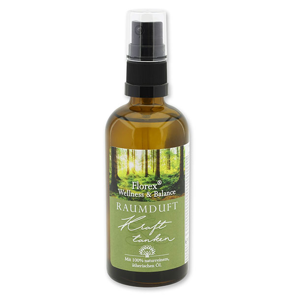 Room scent 100ml in a spray dispenser, with 100% essential oil, Refuel your strength 