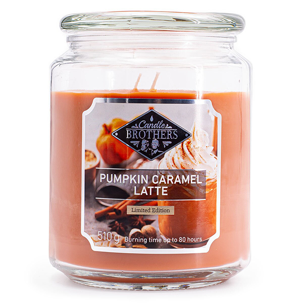 Candle Brothers 510g, Pumpkin Caramel Latte 