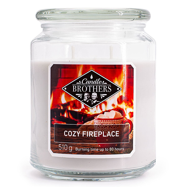 Candle Brothers 510g, Cozy Fireplace 