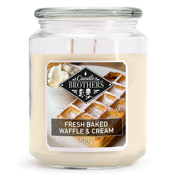 Candle Brothers 510g, Fresh Baked Waffle & Cream 