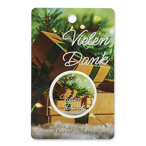 Lippenbalsam 10ml mit Karterl "Vielen Dank", Eisenkraut 