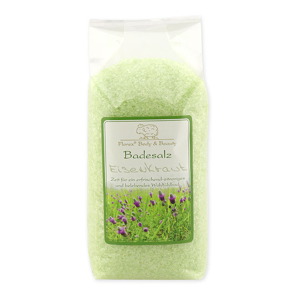 Bath salt 1kg in a cellophane bag, Verbena 