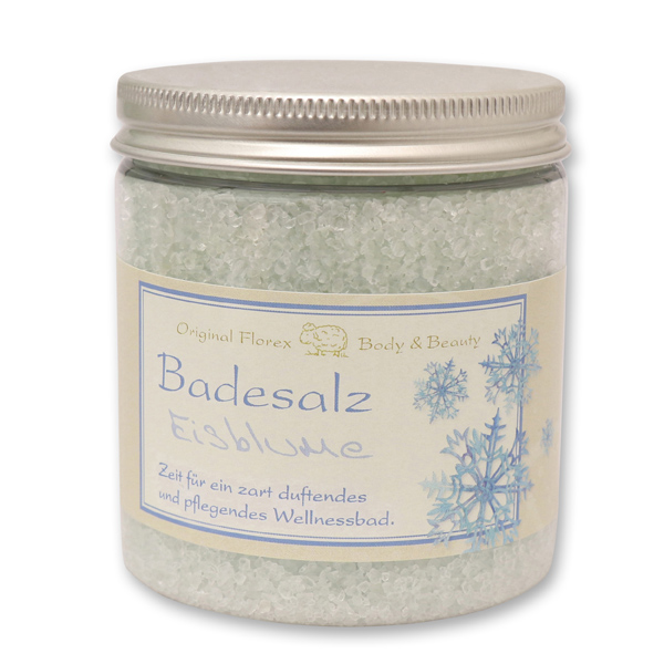 Bath salt 300g in a container classical, Ice flower 