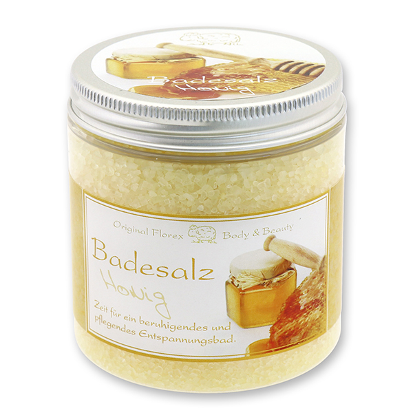 Badesalz 300g in der Dose modern, Honig 