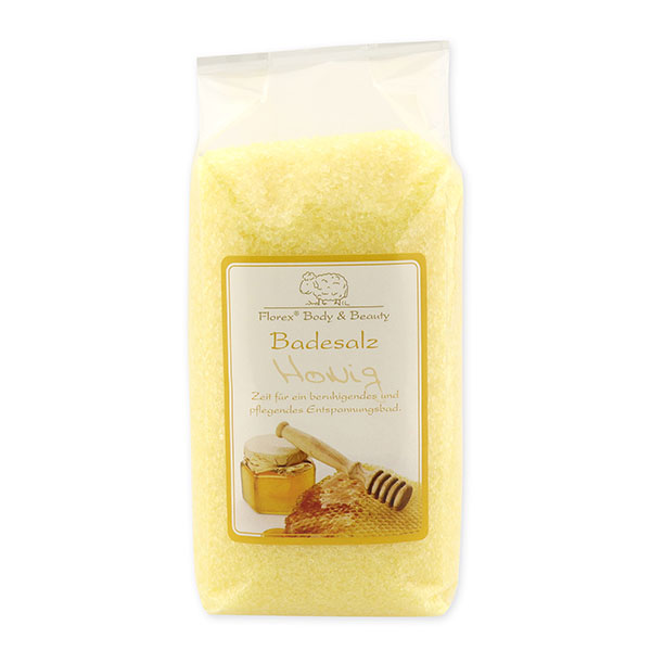 Badesalz 1kg in Cello, Honig 