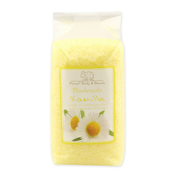 Bath salt 1kg in a cellophane bag, Chamomile 