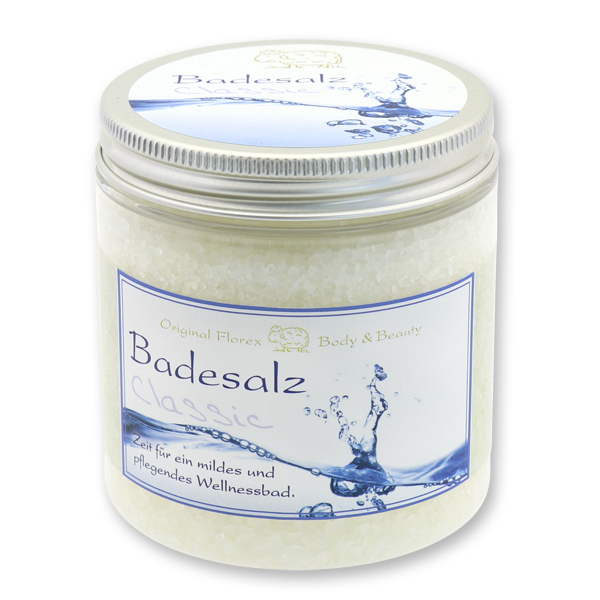 Bath salt 300g in a container modern, Classic 