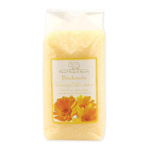 Bath salt 1kg in a cellophane bag, Marigold 