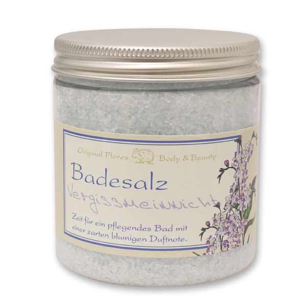 Bath salt 300g in a container classical, Forget-me-not 