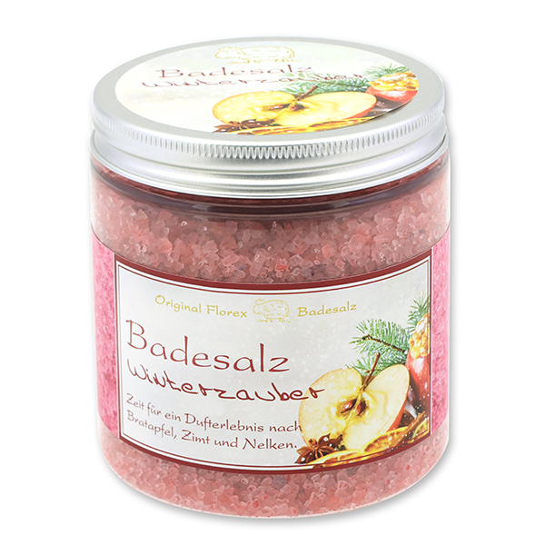 Bath salt 300g in a container modern, Winter magic 