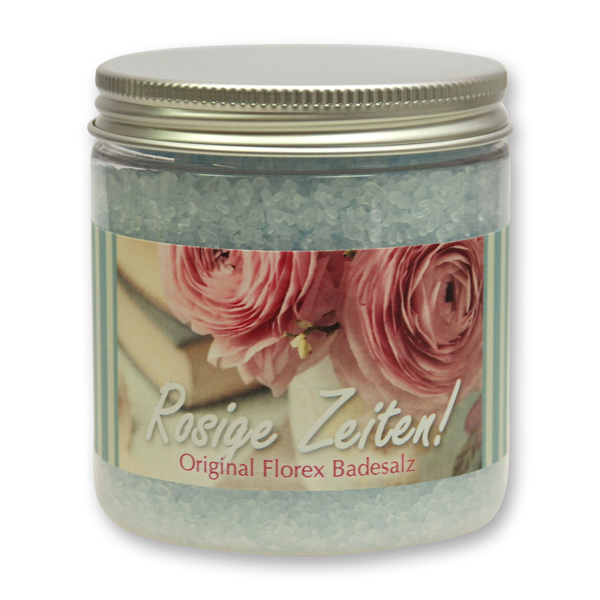 Bath salt 300g in a container "Rosige Zeiten", Forget Me Not 