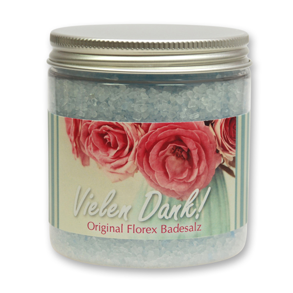 Bath salt 300g in a container "Vielen Dank", Forget Me Not 