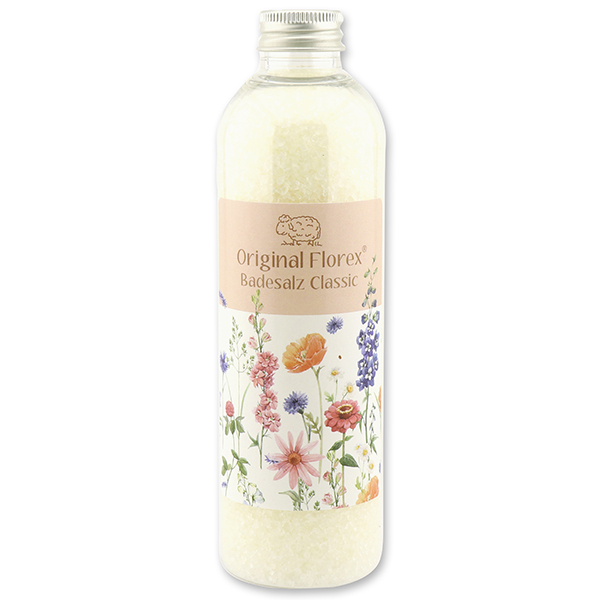 Bath salt 320g 'Blütenzart' with design 4, Classic 