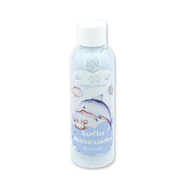 Bath salt 100g in the bottle "Sanftes Meeresrauschen", Cloud breeze 