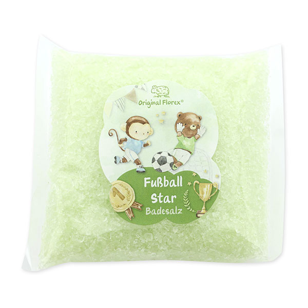 Bath salt 120g in a cellophane bag "Fußball Star", Magic land 