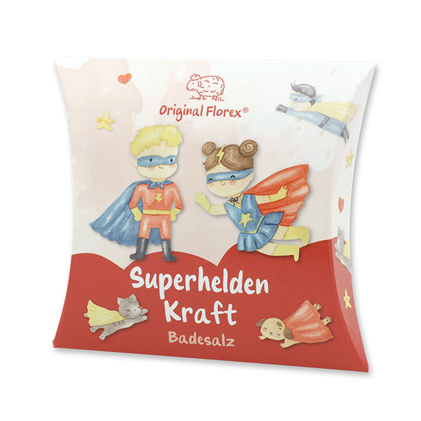 Badesalz 120g im Kissen "Superhelden Kraft", Berrentraum 