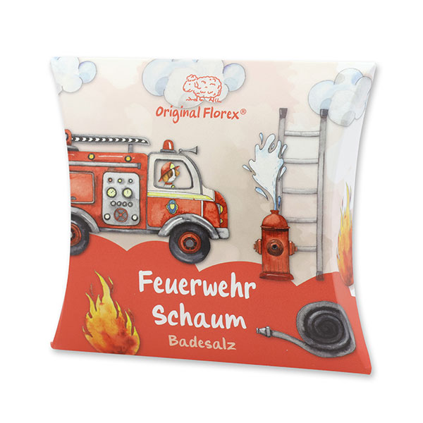 Bath salt 120g in a pillow "Feuerwehr Schaum", Berry dream 