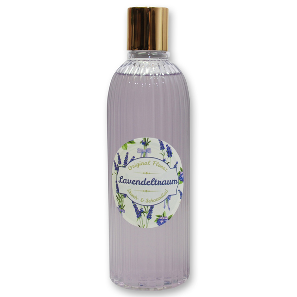 Shower- & foam bath with sheep milk 330ml "Lavendeltraum", Lavender 