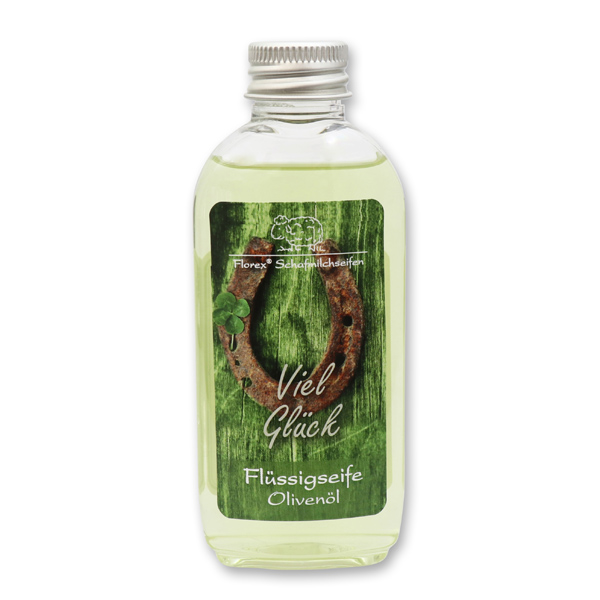 Flüssigseife mit Schafmilch 75ml "Viel Glück", Olive 