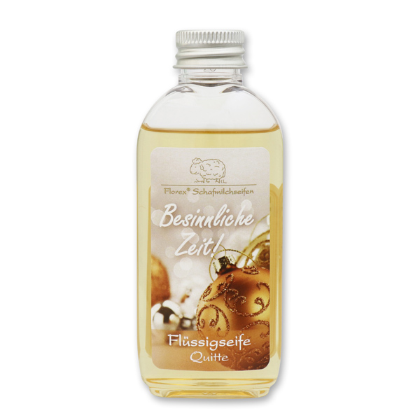 Liquid sheep milk soap 75ml "Besinnliche Zeit", Quince 