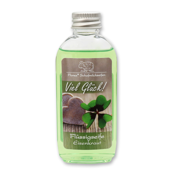 Liquid sheep milk soap 75ml "Viel Glück", Verbena 