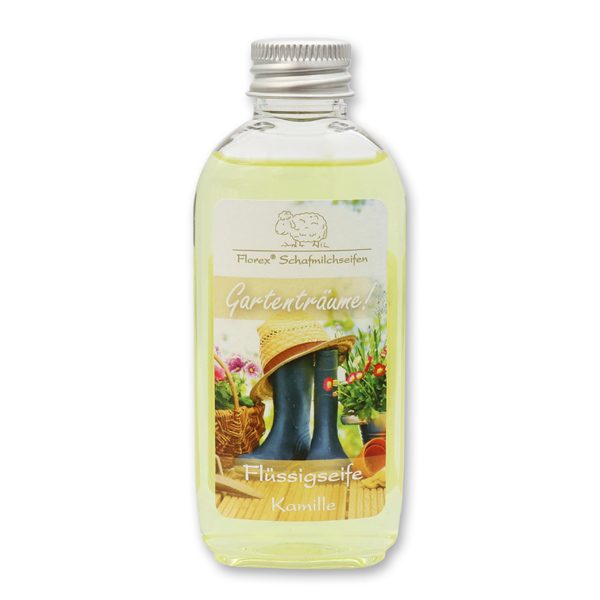 Liquid sheep milk soap 75ml "Gartenträume", Chamomile 