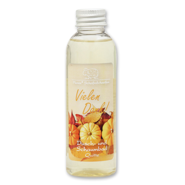 Shower- and foam bath with sheep milk 75ml "Vielen Dank", Classic 