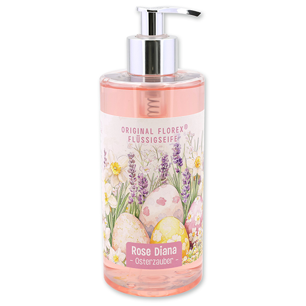 Flüssigseife mit biologischer Schafmilch 400ml "Osterzauber Motiv 2", Rose Diana 